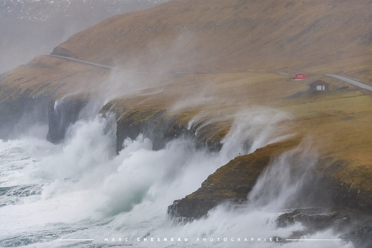 Marc Chesneau Photographe - îles féroé - Faroe Islands - Tempête à vidareidi