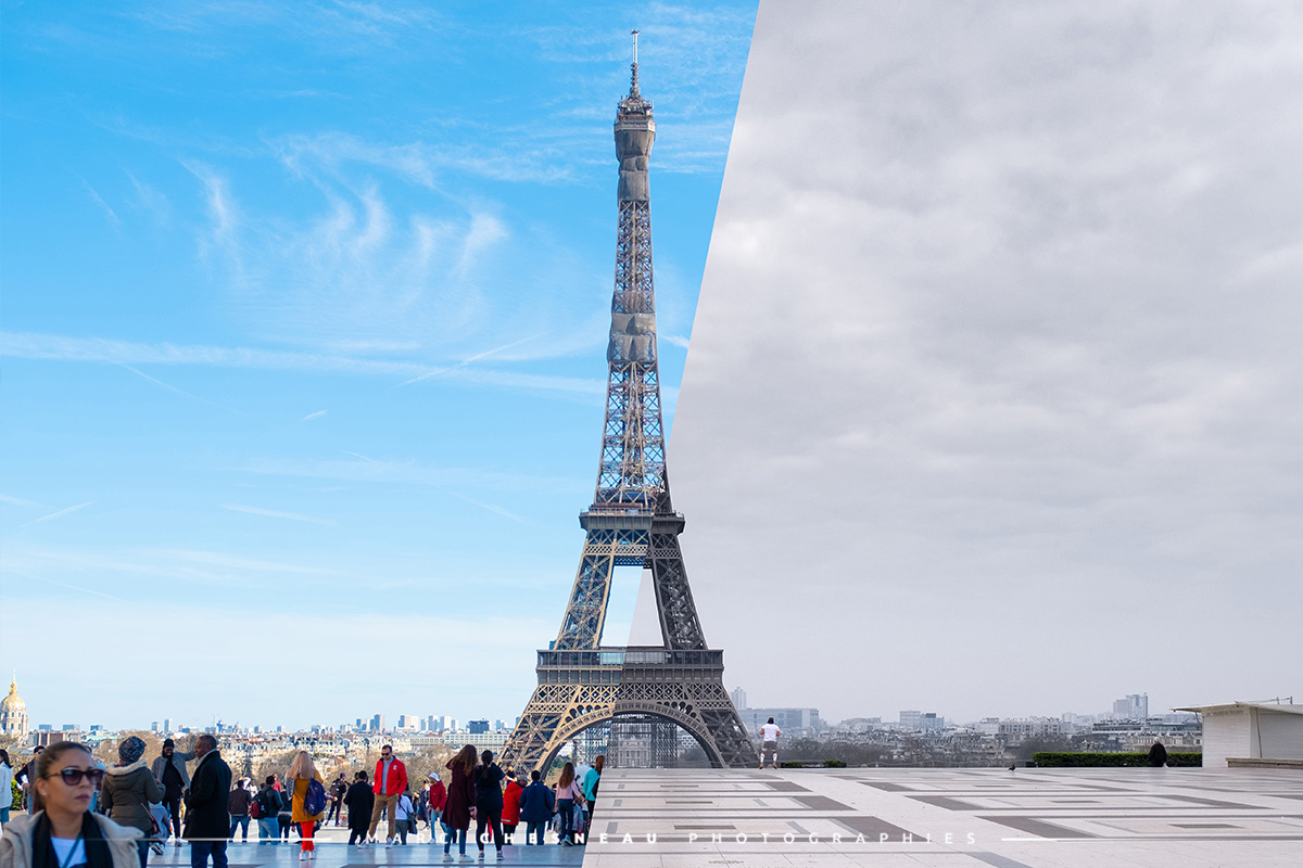 Dimanche 15 mars à gauche - mardi 18 mars à droite Dimanche 15 mars à gauche - mardi 18 mars à droite