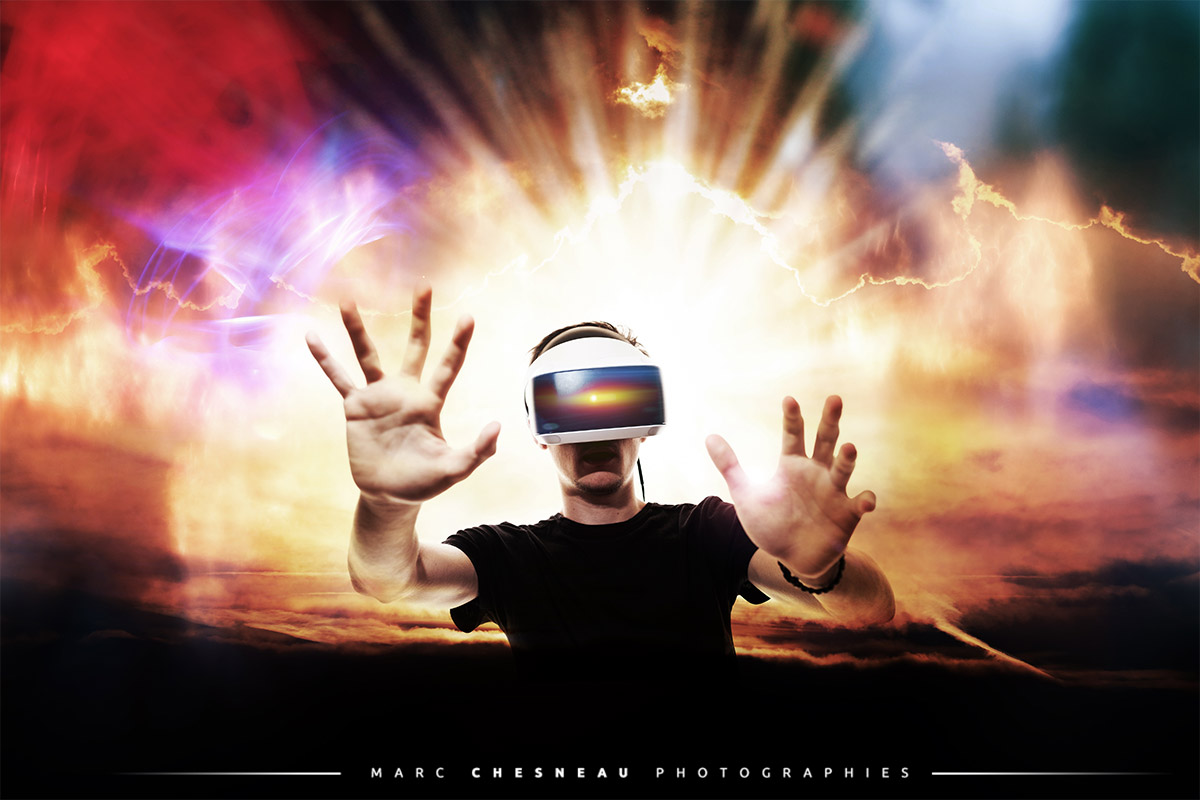 Concept de la réalité virtuelle