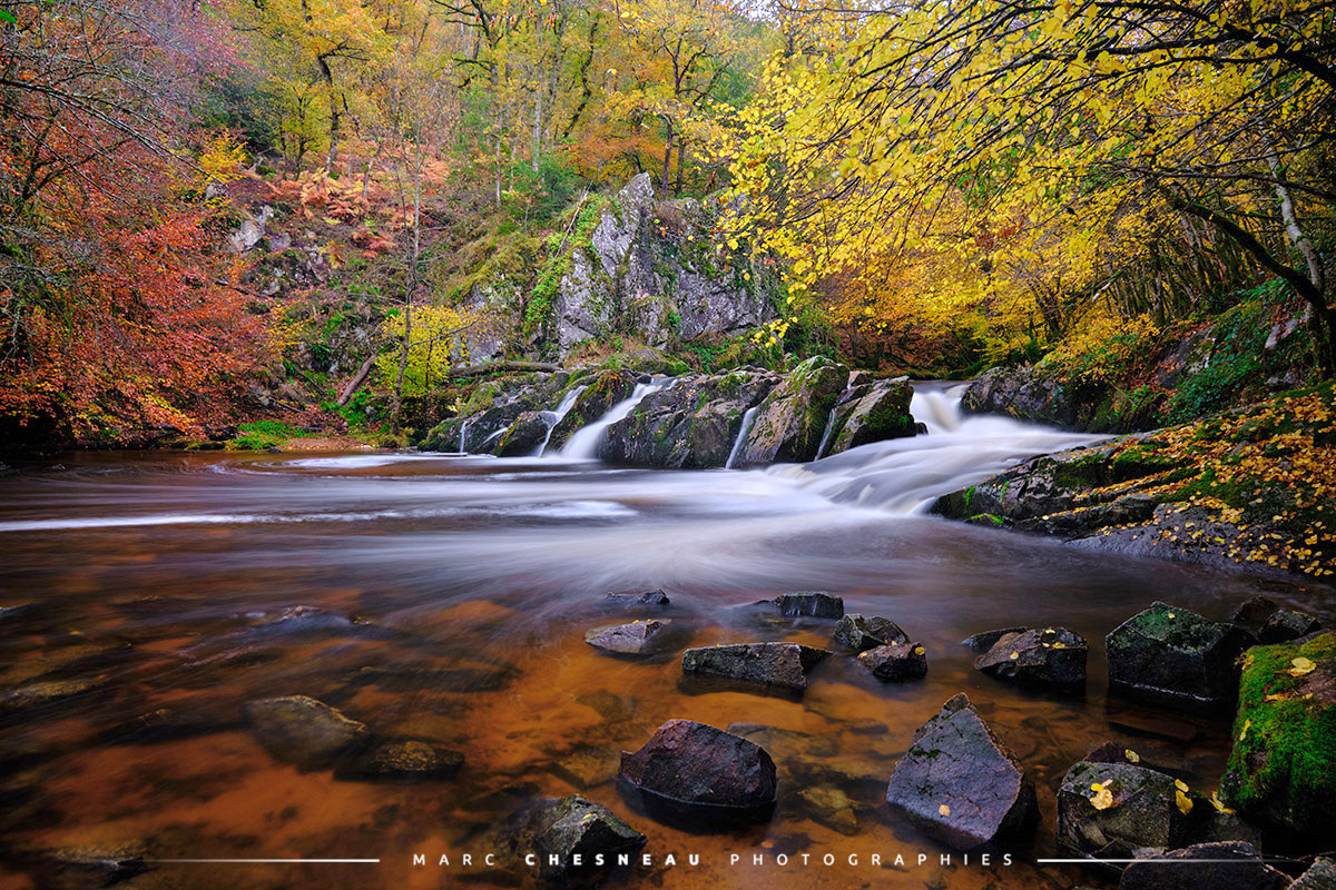 Rivière et cascade, parcours de l'eau dans le Morvan | Marc Chesneau Photographe