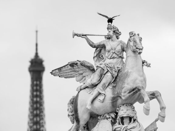 La Renommée chevauchant Pégase