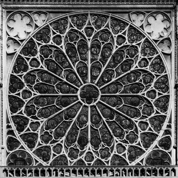 La rosace de Notre Dame de Paris