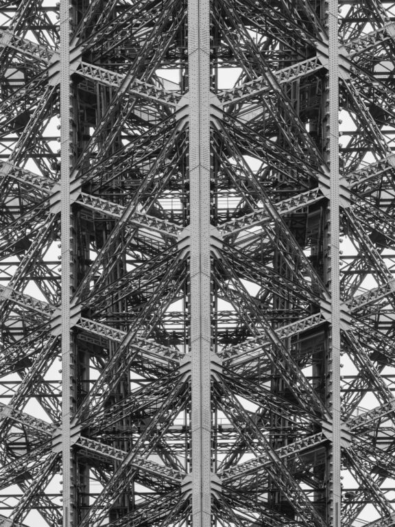 La structure de la Tour Eiffel
