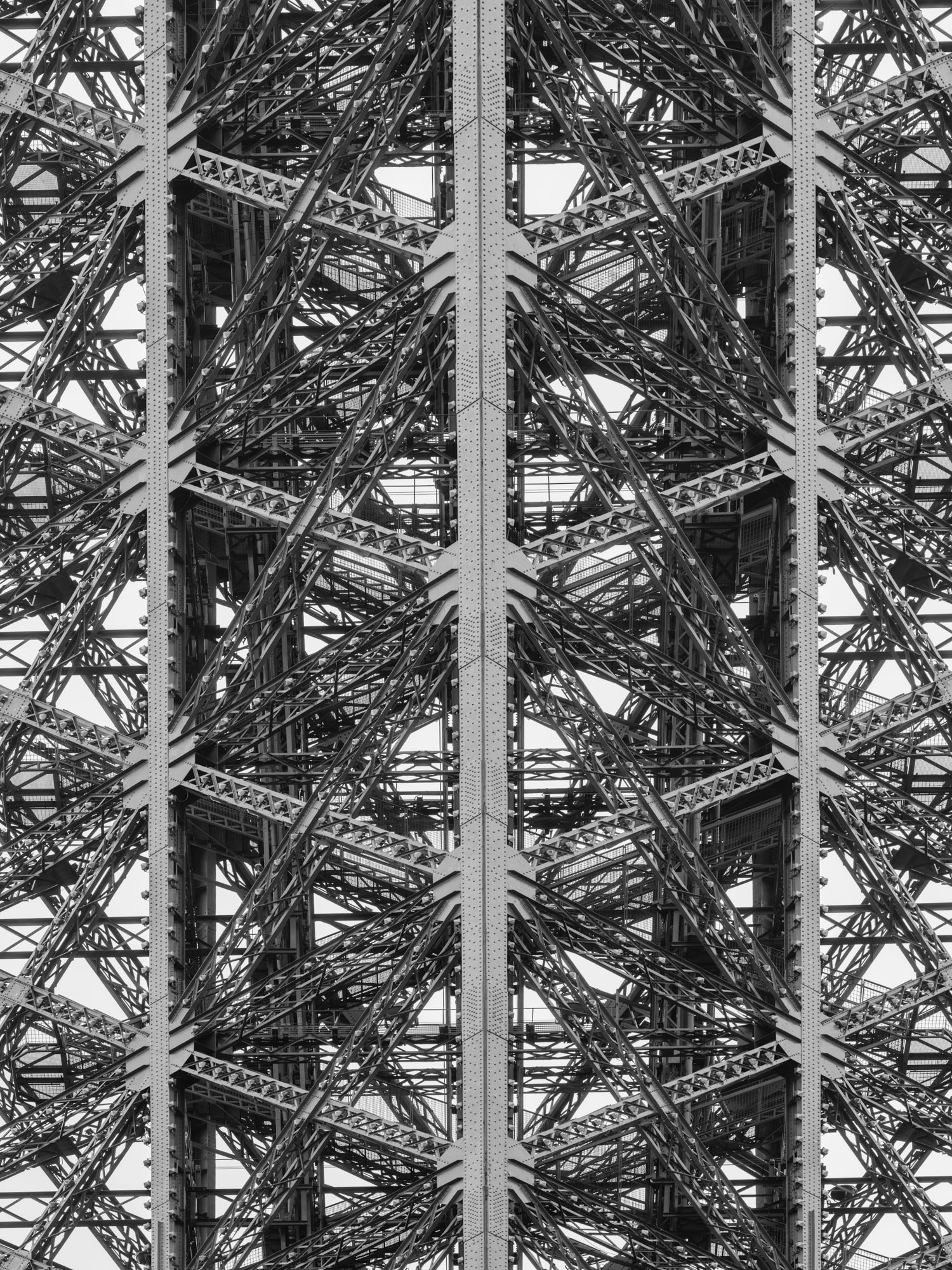 La structure de la Tour Eiffel