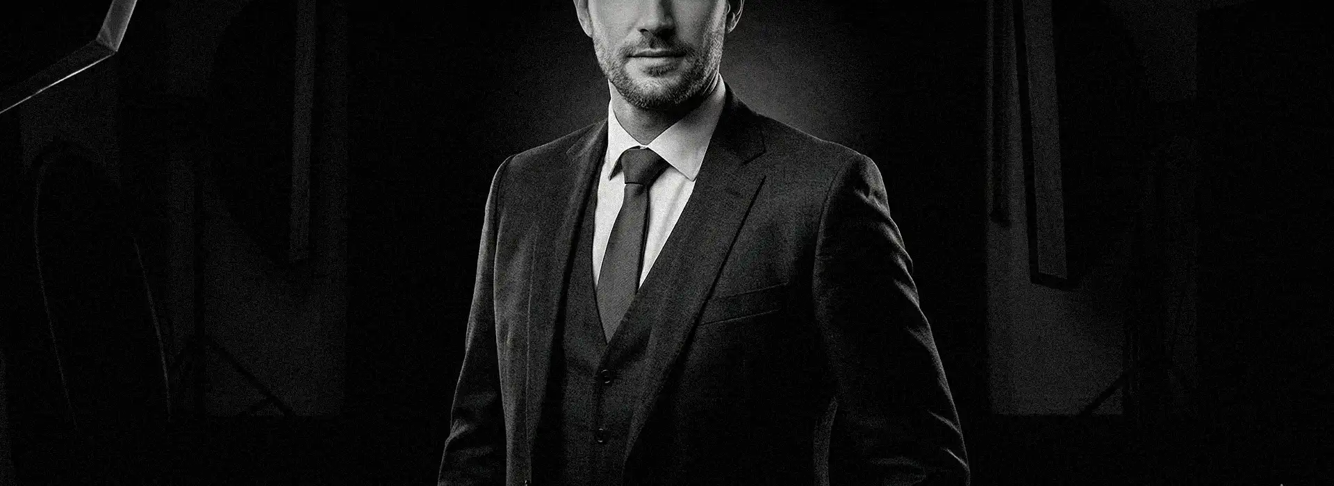 banner Séance Portrait Signature noir et blanc